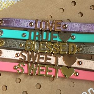 BCBG quote bracelets all for 30 dollars